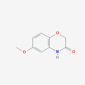 molecular formula C9H9NO3 B1314215 6-甲氧基-2H-1,4-苯并恶嗪-3(4H)-酮 CAS No. 5023-12-1