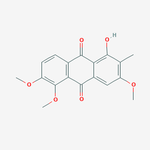 B13142177 1-Hydroxy-3,5,6-trimethoxy-2-methylanthracene-9,10-dione CAS No. 872599-03-6