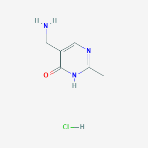 5-(Aminomethyl)-2-methylpyrimidin-4(3H)-onehydrochloride