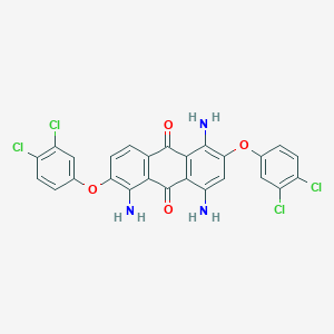 1,4,5-Triamino-2,6-bis(3,4-dichlorophenoxy)anthracene-9,10-dione