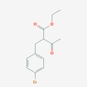 molecular formula C13H15BrO3 B1314227 Ethyl 2-(4-bromobenzyl)-3-oxobutanoate CAS No. 95314-60-6