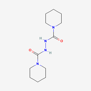 molecular formula C12H22N4O2 B1314235 1,2-双(1-哌啶基羰基)肼 CAS No. 17696-90-1
