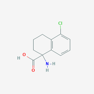 1-Naphthalenecarboxylic acid, 1-amino-5-chloro-1,2,3,4-tetrahydro-