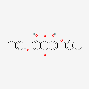 2,6-Bis(4-ethylphenoxy)-1,8-dihydroxyanthracene-9,10-dione