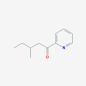 molecular formula C11H15NO B1314245 2-甲基丁基 2-吡啶基甲酮 CAS No. 898779-68-5