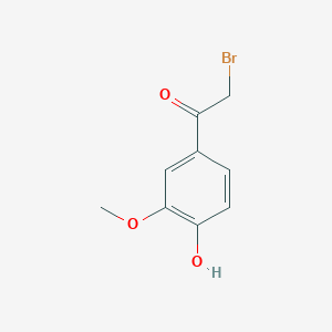 B1314248 2-Bromo-1-(4-hydroxy-3-methoxyphenyl)ethanone CAS No. 69638-06-8