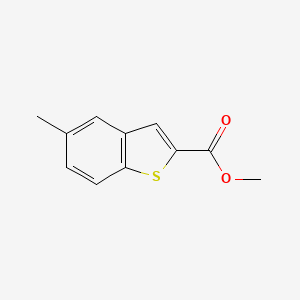 molecular formula C11H10O2S B1314255 5-甲基苯并[B]噻吩-2-羧酸甲酯 CAS No. 82787-69-7