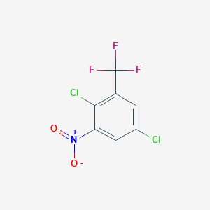 molecular formula C7H2Cl2F3NO2 B1314259 2,5-二氯-1-硝基-3-(三氟甲基)苯 CAS No. 98373-83-2