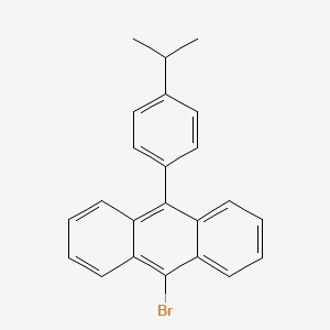 9-Bromo-10-[4-(propan-2-YL)phenyl]anthracene