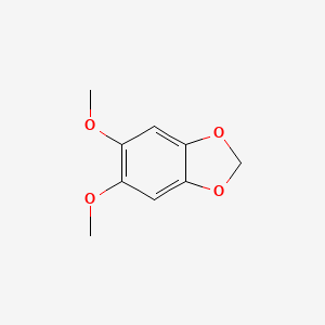 molecular formula C9H10O4 B1314264 5,6-二甲氧基-1,3-苯并二氧杂环 CAS No. 3214-12-8