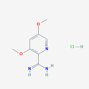 3,5-Dimethoxypicolinimidamide hydrochloride