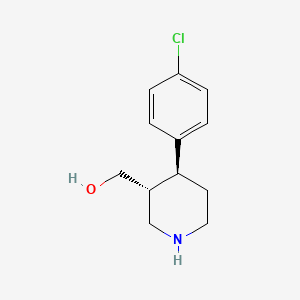 (trans-4-(4-Chlorophenyl)piperidin-3-yl)methanol