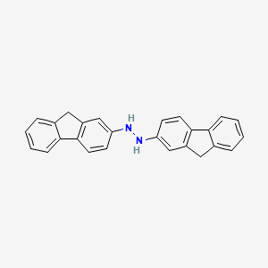 molecular formula C26H20N2 B13142730 1,2-Di(9h-fluoren-2-yl)hydrazine CAS No. 24247-79-8