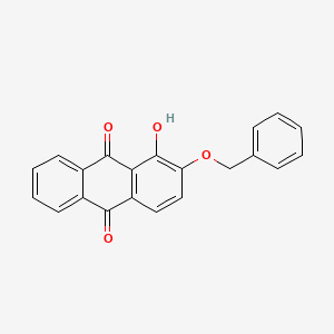 molecular formula C21H14O4 B13142743 2-(Benzyloxy)-1-hydroxyanthracene-9,10-dione CAS No. 22516-62-7