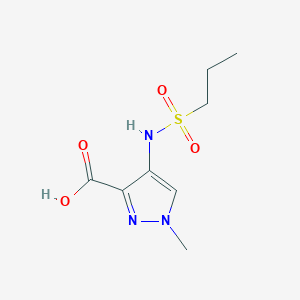 1-Methyl-4-(propylsulfonylamino)pyrazole-3-carboxylic acid