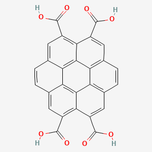 molecular formula C28H12O8 B13142753 Coronene-1,6,7,12-tetracarboxylicacid 