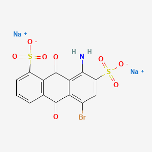 Disodium 4-amino-1-bromo-9,10-dihydro-9,10-dioxoanthracene-3,5-disulphonate