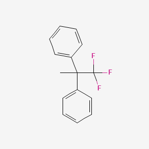 molecular formula C15H13F3 B1314281 1,1,1-三氟-2,2-二苯基丙烷 CAS No. 112754-65-1