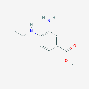 molecular formula C10H14N2O2 B1314323 3-氨基-4-(乙氨基)苯甲酸甲酯 CAS No. 343942-49-4
