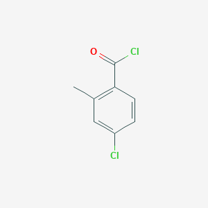 molecular formula C8H6Cl2O B1314332 4-Chloro-2-methylbenzoyl chloride CAS No. 21900-44-7