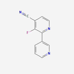 3-Fluoro-[2,3'-bipyridine]-4-carbonitrile