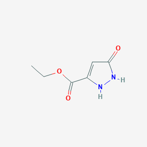molecular formula C6H8N2O3 B1314333 5-羟基-1H-吡唑-3-羧酸乙酯 CAS No. 40711-33-9