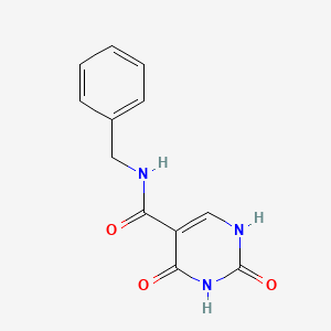 molecular formula C12H11N3O3 B1314334 N-苄基-2,4-二氧代-1,2,3,4-四氢嘧啶-5-甲酰胺 CAS No. 65906-67-4