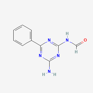 N-(4-Amino-6-phenyl-1,3,5-triazin-2-yl)formamide