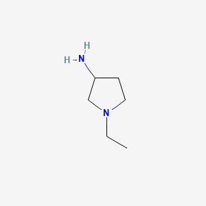 B1314340 1-Ethylpyrrolidin-3-amine CAS No. 7791-89-1