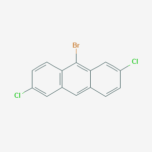 9-Bromo-2,6-dichloroanthracene