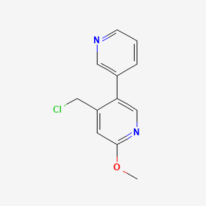 4-(Chloromethyl)-6-methoxy-3,3'-bipyridine