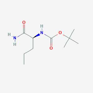 (S)-tert-Butyl (1-amino-1-oxopentan-2-yl)carbamate