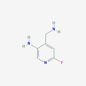 4-(Aminomethyl)-6-fluoropyridin-3-amine