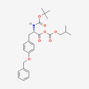 L-Tyrosine,N-[(1,1-dimethylethoxy)carbonyl]-O-(phenylmethyl)-,anhydridewith2-methylpropylcarbonate