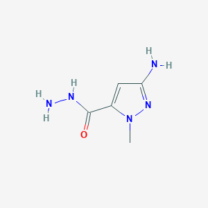 3-Amino-1-methyl-1H-pyrazole-5-carbohydrazide