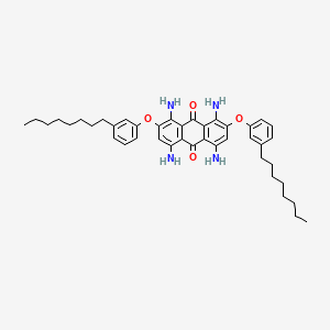 1,4,5,8-Tetraamino-2,7-bis(3-octylphenoxy)anthracene-9,10-dione