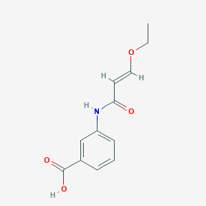 B1314365 (E)-3-(3-ethoxyacrylamido)benzoic acid CAS No. 83734-42-3