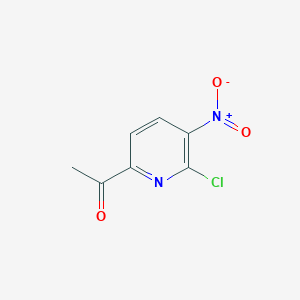 1-(6-Chloro-5-nitropyridin-2-YL)ethanone