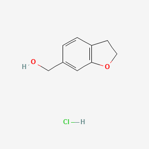 (2,3-Dihydrobenzofuran-6-yl)methanol HCl