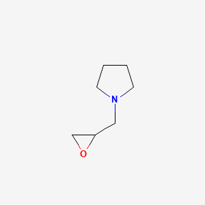 molecular formula C7H13NO B1314373 1-(环氧乙烷-2-基甲基)吡咯烷 CAS No. 4122-80-9
