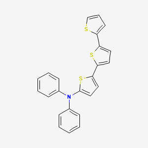 N,N-diphenyl-5-(5-thiophen-2-ylthiophen-2-yl)thiophen-2-amine