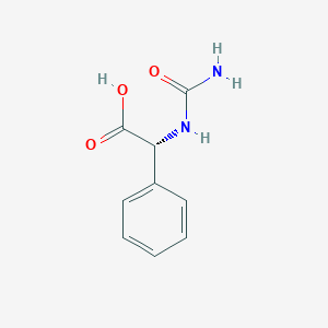 (2R)-2-(carbamoylamino)-2-phenylacetic acid