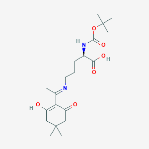 (R)-2-((tert-Butoxycarbonyl)amino)-5-((1-(4,4-dimethyl-2,6-dioxocyclohexylidene)ethyl)amino)pentanoic acid