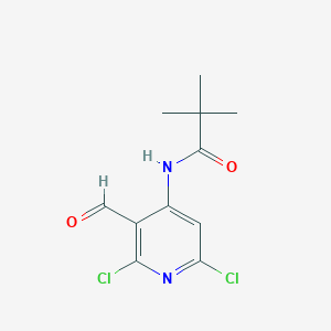 N-(2,6-Dichloro-3-formylpyridin-4-yl)pivalamide