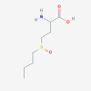 molecular formula C8H17NO3S B131438 2-氨基-4-(丁基磺酰基)丁酸 CAS No. 98487-33-3