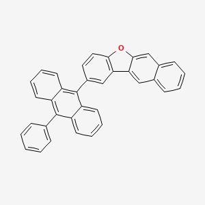 2-(10-Phenylanthracen-9-yl)naphtho[2,3-b]benzofuran