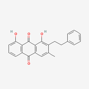 1,8-Dihydroxy-3-methyl-2-(2-phenylethyl)anthracene-9,10-dione