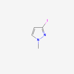 molecular formula C4H5IN2 B1314393 3-碘-1-甲基-1H-吡唑 CAS No. 92525-10-5