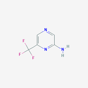 molecular formula C5H4F3N3 B1314397 6-(三氟甲基)吡嗪-2-胺 CAS No. 69816-35-9
