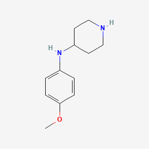 B1314401 N-(4-methoxyphenyl)piperidin-4-amine CAS No. 37656-54-5